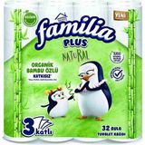 4 Adet Familia Natural Bambu Tuvalet Kağıdı 32'li