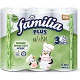 4 Adet Familia Plus Natural Havlu 6'lı