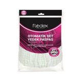 4 Adet Flodex Mikrofiber Otomatik Temizlik Seti Yedek Mop