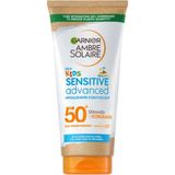 4 Adet Garnier Ambre Solaire Sensitive Advanced Çocuk Hipoalerjenik Güneş Koruyucu Süt Spf 50+ 175 ml