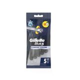 4 Adet Gillette Blue3 Comport Slalom 5'Li