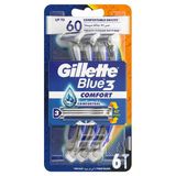 4 Adet Gillette Tıraş Bıçağı Blue 3 Comfort 6'Lı