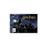 4 Adet Harry Potter 25X35 15 Yaprak Karton Kapak Spiralli Resim Defteri