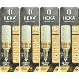(4 Adet) Heka 10W (70W) Sarı-Günışığı-Beyaz E14 Duylu Üç Renkli LED Mısır Ampul - Beyaz - Sarı - Günışığı