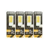 (4 Adet) Heka 5W (35W) 3000K (Sarı Işık) G4 Duylu Dim Edilebilir Led Kapsül Ampul