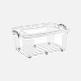 4 Adet Home Puzzle Tekerlekli Saklama Kutusu 60 Litre