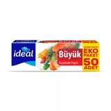 4 Adet İdeal Buzdolabı Poşeti Büyük 50'Li