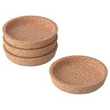 4 adet Ikea 365+ bardak altlığı,mantar, bardak tutucu 9cm