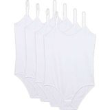4 Adet Ip Askılı Kadın Çıtçıtlı Body Beyaz - 0- Koyu Mavi - 0 - 1 Yaş