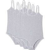 4 Adet Ip Askılı Kadın Çıtçıtlı Body Gri - 0- Koyu Mavi - 0 - 1 Yaş