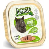 4 ADET Jungle Tavuklu Yetişkin Yaş Kedi Maması 100 Gr