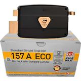 4 Adet Kale 157A Eco 70MM Standart Silindirli Trajlı Kilit Siyah - Krom