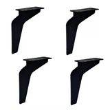 4 Adet Kartal Ayak Metal 17 cm Mat Siyah Mobilya Koltuk Ayağı