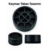 4 Adet Kaymaz Çamaşır Makinesi Ayak Altlığı