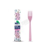 4 Adet Kbr Party Plastik Çatal Pembe 8'Li