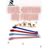 4 Adet Köpek Diş Fırçası Kedi Diş Fırçası Evcil Hayvan Ağız Bakım Fırçası Tartar Ve Plak Temizleyici