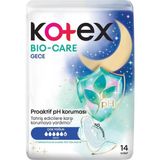 4 Adet Kotex Bio-Care Quadro Gece (Boy 6) Hijyenik Ped 14'Lü