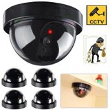 4 Adet Led Işıklı Dome Kamera Taklit_Sahte_Tavan Caydırıcı Kamera