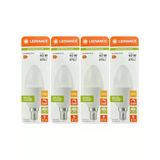 (4 Adet) Ledvance 4,9W Sarı Işık (2700K) E14 Duylu (İnce Duy) Dim Edilebilir Led Ampul