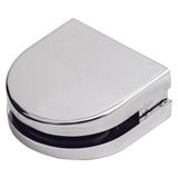 4 Adet Lüks Cam Tutucu (Etejer Tırnağı) Büyük Boy 6-8 mm (8-2114-4) - Krom
