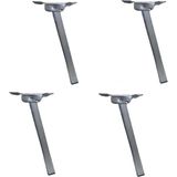 4 Adet Masa Sehpa Sofra Ayağı Metal Katlanır Ayak 50 cm - Çok Renkli