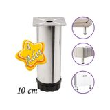 4 Adet Metal Ayarlanabilir 10 Cm Krom Destek Ayagi Mobilya Kanepe Baza Koltuk Dolap Sehpa Tv Unitesi Ayagi