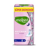4 Adet Molped Hijyenik Ped Ultra Gece Süper Eko 16'lı
