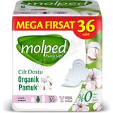 4 Adet Molped Pure&soft Mega Fırsat Uzun Hijyenik Ped 36'lı