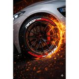 4 adet Needforspeed Araba/Motosiklet Lastik Yazısı /