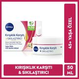 4 Adet Nivea 45+ Yaş Kırışıklık Karşıtı + Sıkılaştırıcı Yüz Bakım Kremi 50 Ml