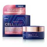 4 Adet Nivea Cellular Expert Lift Doğal Retinol Alternatifi Saf Bakuchiol Ve Hyaluronik Asit İçeren Gece Kremi 50Ml