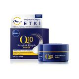 4 Adet Nivea Q10 Cilt Sıkılaştırıcı Kırışıklık Karşıtı Yüz Gece Kremi 50 Ml