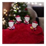 4 ADET NOEL BABA BİBLO DEKORATİF BİBLO NOEL SÜSLERİ YILBAŞI HEDİYELERİ NOEL BABA VİTRİN DEKOR OBJE