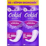 4 Adet Orkid Günlük Ped Extra Koruma Uzun 52'li