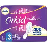 4 Adet Orkid Platinum Kanatlı Gece (Boy 3) 6 Adet Hijyenik Ped