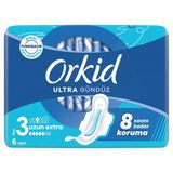 4 Adet Orkid Ultra Extra Uzun Extra Boy 3 Hijyenik Ped 6'lı