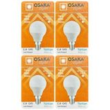 (4 Adet) Osaka 7W (50W) Beyaz Işık E14 Duylu (İnce Duy) Led Mini Ampul