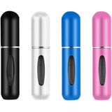 4 Adet Parfüm Püskürtücü Şişe 5 Ml Mini Doldurulabilir Sprey Taşınabilir Sıvı Koku Şişesi Görsel Pencereli Boş Seyahat Şişesi Çanta
