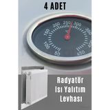 4 Adet Petek Radyatör Arkası Isı Yalıtım Plakası