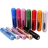 4 Adet Pratik Doldurulabilir Mini Cep Parfüm Şişesi Alüminyum (5ml), Yedek Cep Parfüm Şişesi - Çok Renkli