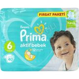 4 Adet Prima Aktif Bebek Large (6 No) 40'lı Fırsat Paketi