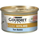 4 Adet Purina Gourmet Gold Kıyılmış Ton Balıklı Yetişkin Konserve Kedi Maması 85 gr