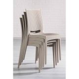 4 Adet Rattan Cappucino Sandalye / Balkon-bahçe-teras Diğer