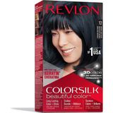 4 Adet Revlon Colorsilk Beautiful Color Saç Boyası 12 Mavi Siyah