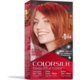 4 Adet Revlon Colorsilk Beautiful Color Saç Boyası 45 Canlı Kızıl