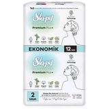4 Adet Sleepy Bio Natural Premium Plus+ (Boy 2) Eco Uzun Hijyenik Ped 12'Li