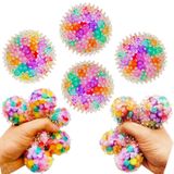 4 Adet Squishy Stres Topları Yetişkinler için Fidget Oyuncaklar, Stres Giderici Sıkma Fidget Topları Parti için Set Doğum Günü ve Goodie Çanta Stuffers