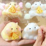 4 adet Taba Squishy Toys, pelüş hayvanlar, Fufu pelüş hayvanlar, hamster Squishy-oyuncak, stres sıkma oyuncağı, yetişkinler için sevimli, stres azaltma, otizm için korku oyuncağı