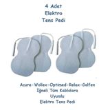 4 Adet Tens Pedi Acura Relax Nordmende Tüm Cihazlarla Uyumlu