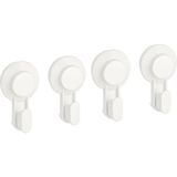 4 Adet Vantuzlu Banyo Duvar Askısı Ikea 4'lü Set Havlu Askısı Beyaz Plastik Askı Kanca